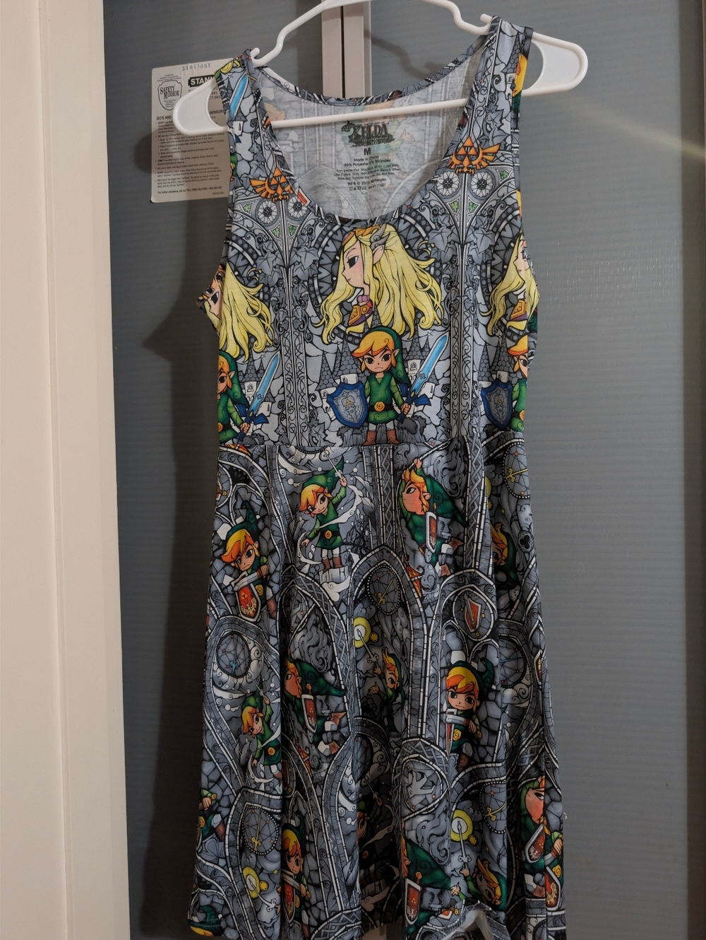Womens Dress - Gray and Green